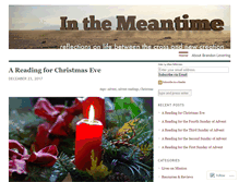 Tablet Screenshot of in-the-meantime.com